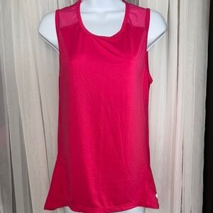 Nicole Miller Pink Sleeveless Tank Top with Rounded Neckline